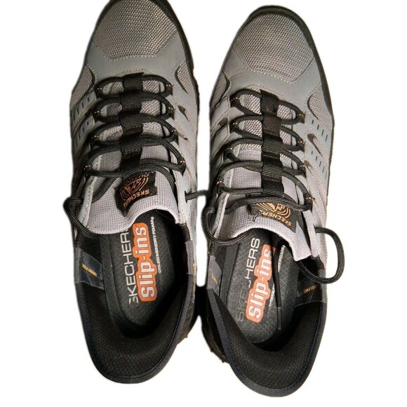 Skechers Men's 13 Sketchers Outdoor  Slip-ins Sneaker/Hiker Gray - Picture 3 of 4